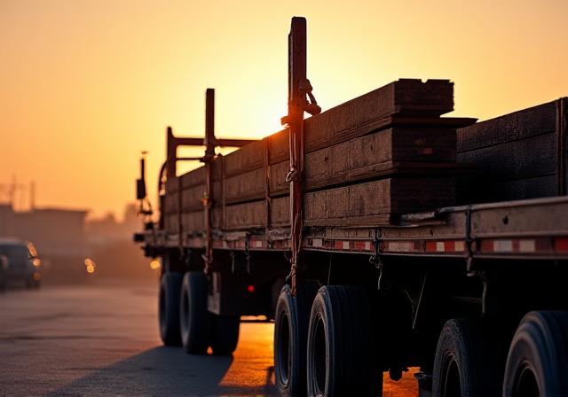 Heavy Haul Flatbed Trailer