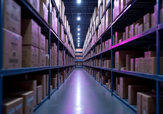 Advanced warehouse storage shelving